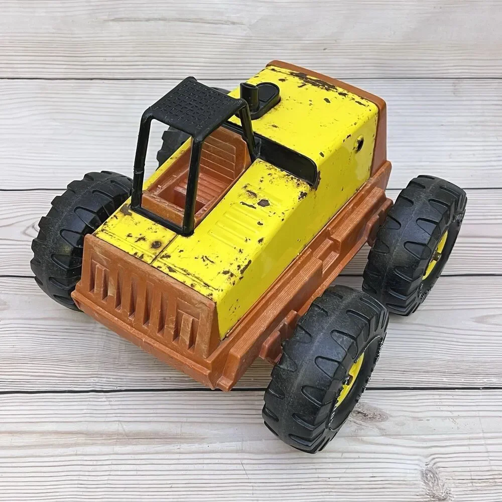RARE Vintage Mighty Tonka Truck Strong Arm Loader 1978 Steel Toy CAB ONLY Orange